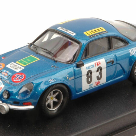 Trofeu ALPINE A110 N.83 FATAL ACCIDENT PORTUGAL 1972 C.MARQUES-J.ARNAUD(+) 1:43