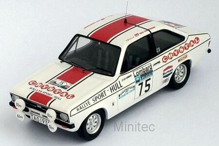 Trofeu FORD ESCORT MKII RHD N.75 RAC RALLY 1977 JACKSON-HOWARD 1:43