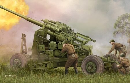 Trumpeter SOVIET 100 mm AIR DEFENCE GUN KS-19M2 KIT 1:35