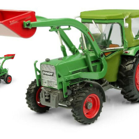 Universal Hobbies TRATTORE FENDT FARMER 5S 4WD WITH PEKO CABIN AND BAAS FRONT LOADER 1:32