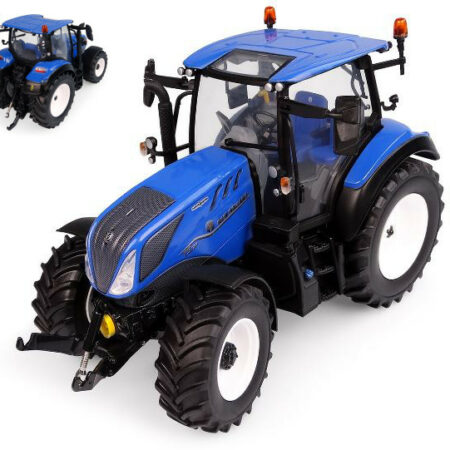 Universal Hobbies TRATTORE NEW HOLLAND T5.130 LOW ROOF HIGH VISIBILITY 1:32