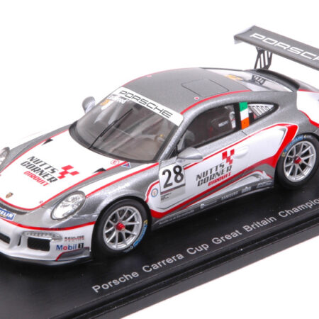 Spark Model PORSCHE 911 GT3 N.28 CUP GREAT BRITAIN 2017 CHAMPION C.EASTWOOD 1:43