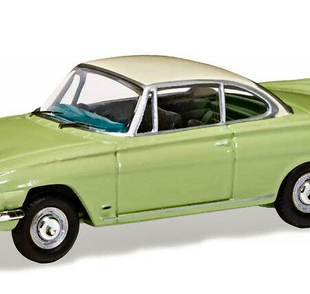 Vanguards FORD CAPRI 109E LIME GREEN AND ERMINE WHITE 1:43