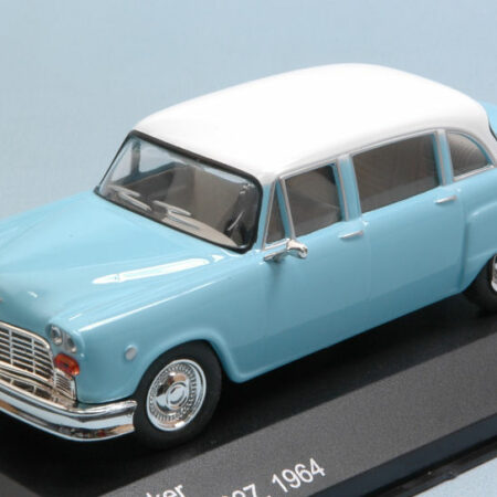 Whitebox CHECKER MARATHON 327 1964 LIGHT BLUE W/WHITE ROOF 1:43