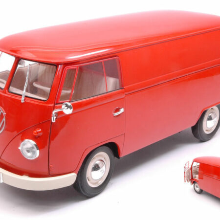 Welly VW T1 BUS 1963 PANEL VAN RED 1:18