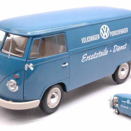 Welly VW T1 BUS 1963 PANEL VAN "VOLKSWAGEN PORSCHEWAGEN" 1:18