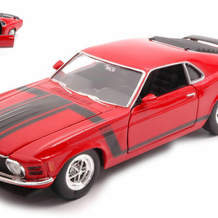 Welly FORD MUSTANG BOSS 302 1970 RED 1:24