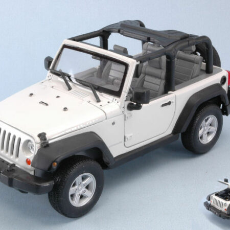 Welly JEEP WRANGLER RUBICON 2007 OPEN WHITE 1:24-27