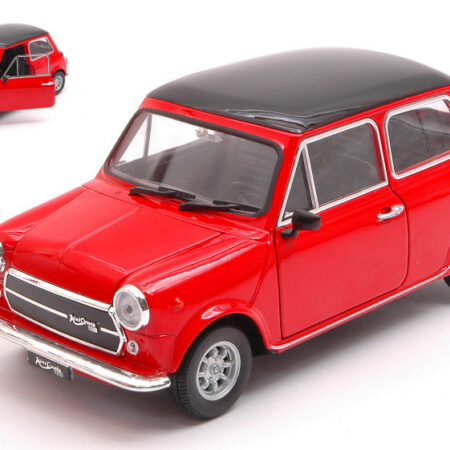 Welly MINI COOPER 1300 RED W/BLACK ROOF 1:24