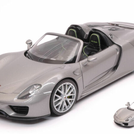 Welly PORSCHE 918 SPYDER 2013 SILVER 1:24