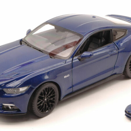 Welly FORD MUSTANG GT 2015 BLUE 1:24