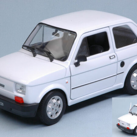 Welly FIAT 126 1973 WHITE 1:24-27