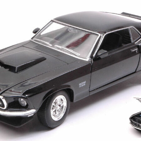 Welly FORD MUSTANG BOSS 429 1969 BLACK 1:24-27