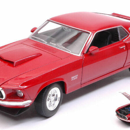 Welly FORD MUSTANG BOSS 429 1969 DARK RED 1:24-27