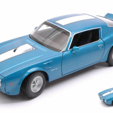 Welly PONTIAC FIREBIRD TRANS AM 1972 BLUE W/WHITE STRIPE 1:24-27