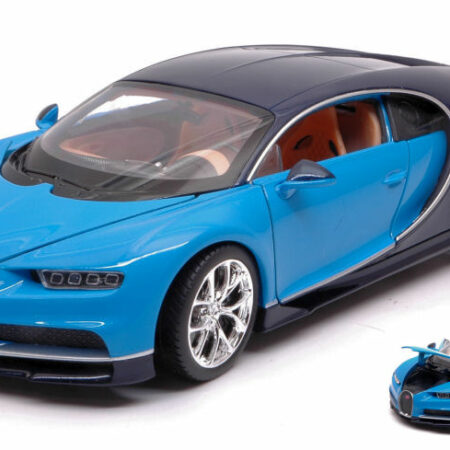 Welly BUGATTI CHIRON LIGHT BLUE/DARK BLUE 1:24