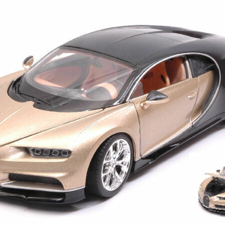 Welly BUGATTI CHIRON GOLD BLACK 1:24-27