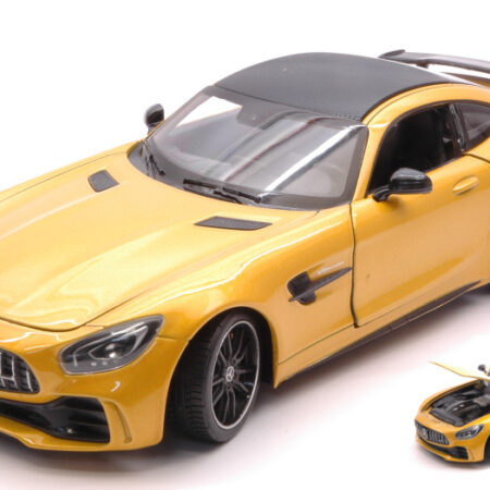 Welly MERCEDES AMG GT R METALLIC YELLOW 1:24-27