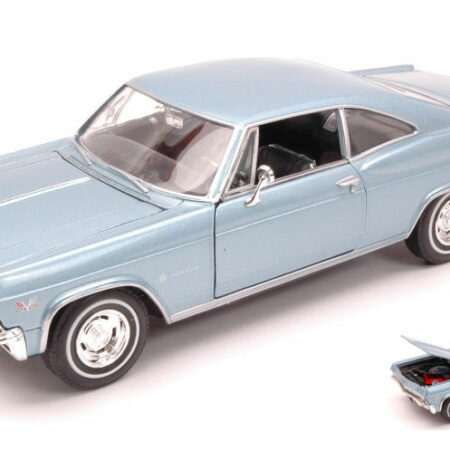 Welly CHEVROLET IMPALA SS396 COUPE  1965 BLUE 1:24