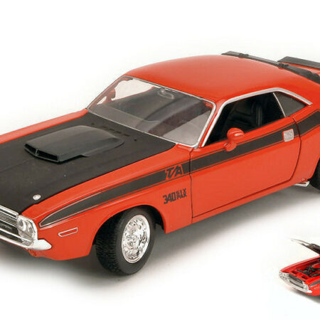 Welly DODGE CHALLENGER T/A 1970 ORANGE/BLACK 1:24