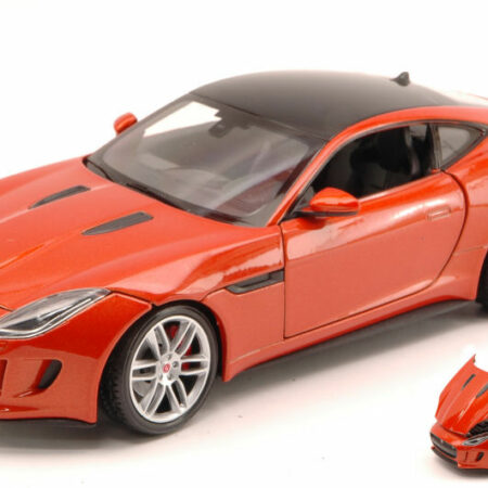 Welly JAGUAR F-TYPE 2015 METALLIC ORANGE 1:24