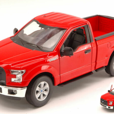 Welly FORD F-150 REGULAR CAB PICK UP 2015 RED 1:24