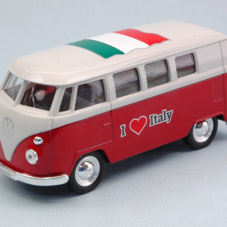 Welly VW BUS T1 1963  "I LOVE ITALY" cm 11 (1:34-1:39)