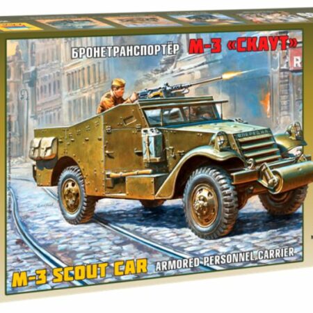 Zvezda M3 SCOUT CAR ARMORED PERSONEL CARRIER KIT 1:35