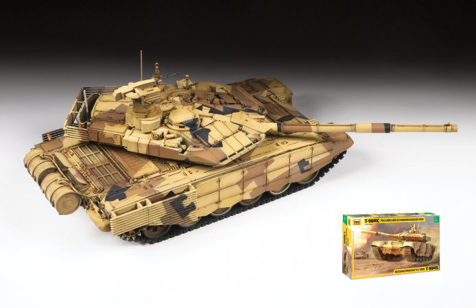 Zvezda T-90 MS RUSSIAN MBT KIT 1:35