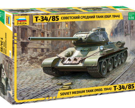 Zvezda SOVIET MEDIUM TANK T-34/85 KIT 1:35