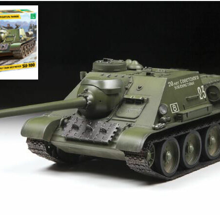 Zvezda SOVIET SU-100 TANK DESTROYER KIT 1:35