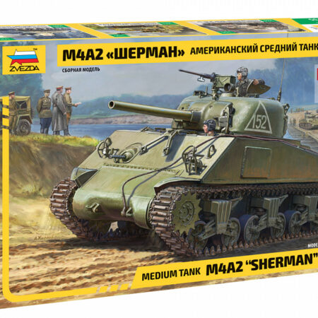 Zvezda M4 A2 SHERMAN KIT 1:35