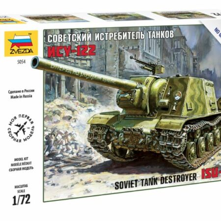 Zvezda ISU-122 SOVIET TANK DESTROYER KIT 1:72