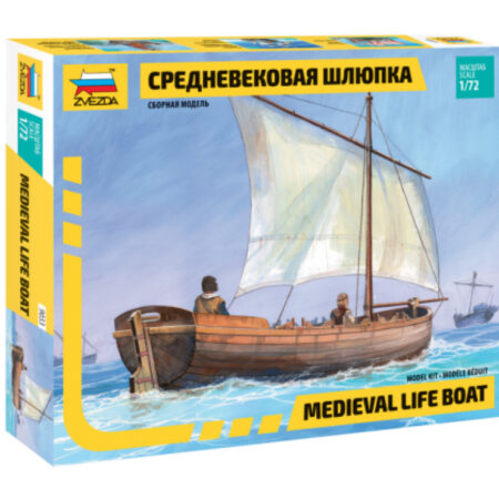 Zvezda MEDIEVAL LIFE BOAT KIT 1:72