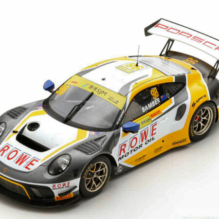 Spark Model PORSCHE 911 GT3 N.98 3rd FIA GT WORLD CUP MACAU 2019 E.BAMBER 1:18