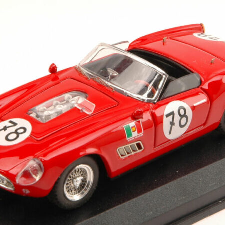 Art Model FERRARI 250 CALIFORNIA N.78 ACCIDENT 1000 KM NURBURGRING 1960 1:43