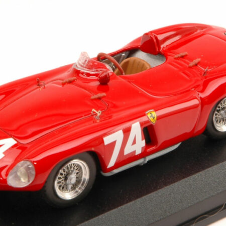 Art Model FERRARI 750 MONZA N.74 ACCIDENT TARGA FLORIO 1955 A.PUCCI-F.CORTESE 1:43