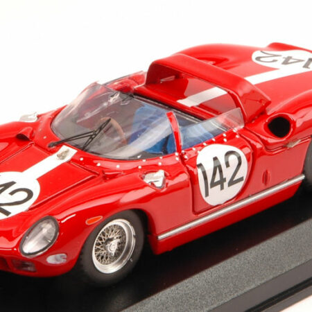 Art Model FERRARI 275 P N.142 DQ ILLEGAL REFUEL NURBURGRING 1964 HILL-IRELAND 1:43