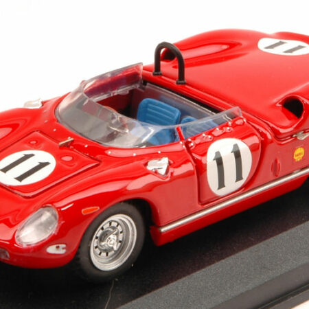 Art Model FERRARI 250 P N.11 4th 200 MILE RIVERSIDE 1963 J.SURTEES 1:43