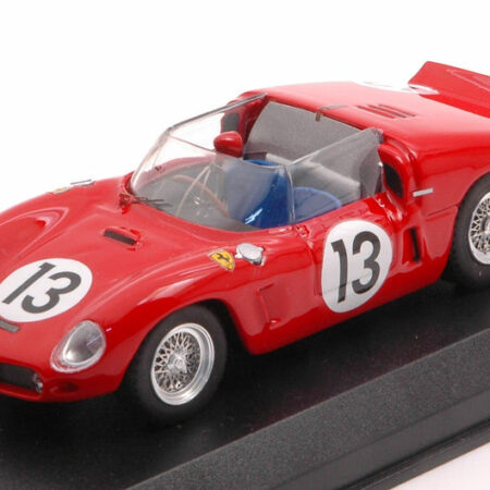 Art Model FERRARI 246 DINO SP TEST 1961 BEFORE LE MANS N.13 GHINTHER 1:43