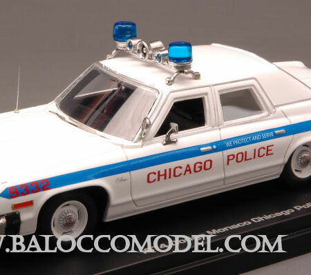 Auto World DODGE MONACO CHICAGO POLICE 1974 1:43