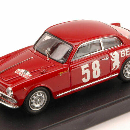 Bang ALFA ROMEO GIULIETTA SV N.58 11th RALLY SESTRIERE 1958 SCHRAMM-FALK 1:43