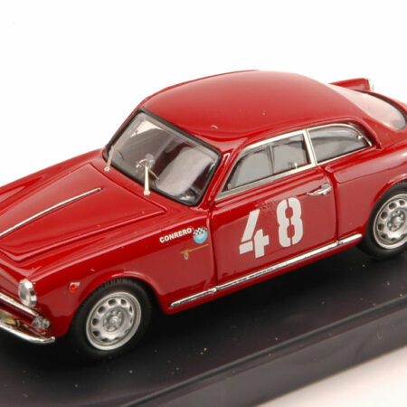 Bang ALFA ROMEO GIULIETTA SPRINT N.48 RALLY SESTRIERE 1958 ADA PACE-BART.1:43