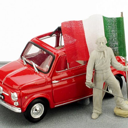 Brumm FIAT 500 150mo UNITA'  D' ITALIA GARIBALDI 1:43