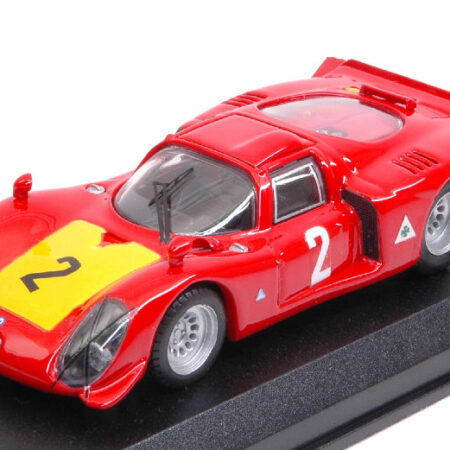 Best Model ALFA ROMEO 33.2 N.2 3rd 500 KM IMOLA 1968 M.CASONI-S.DINI 1:43