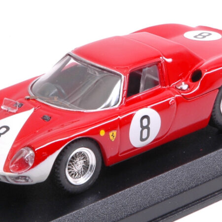 Best Model FERRARI 250 LM N.8 2nd 12H REIMS 1964 J.SURTEES-L.BANDINI 1:43