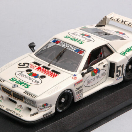 Best Model LANCIA BETA MONTECARLO N.51 2nd ZOLDER 1980 H.HEIER 1:43