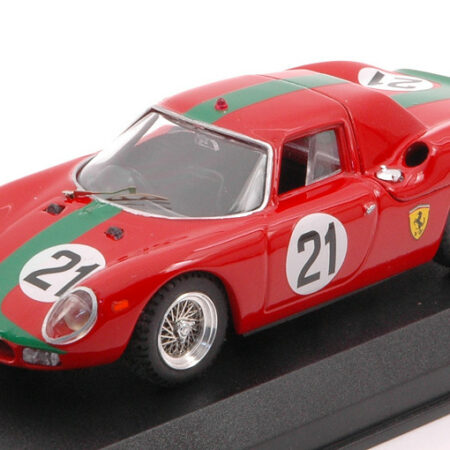 Best Model FERRARI 250 LM N.21 8th MONZA 1966 DE SIEBENTHAL-PLEIXINHO 1:43