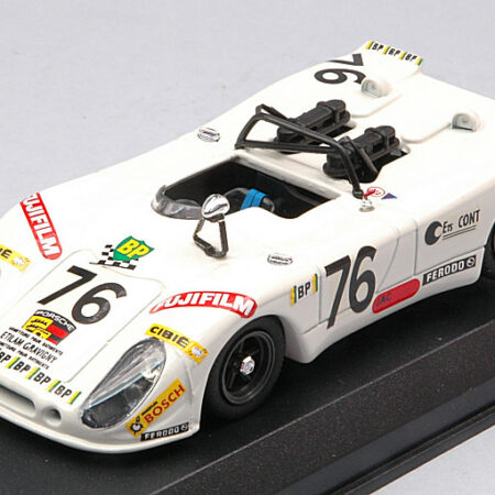 Best Model PORSCHE 908/2 FLUNDER N.76 DNF LE MANS 1972 LAGNIEZ-TOUROUL 1:43