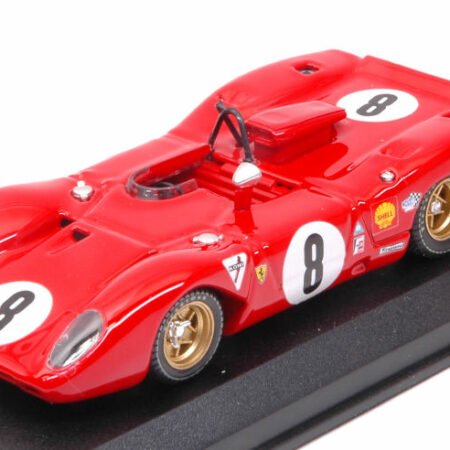 Best Model FERRARI 312 P SPIDER N.8 2nd 1000 KM SPA 1969 RODRIGUEZ-PIPER 1:43